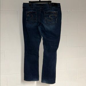 Silver Jeans Women's Straight Leg in Deep Indigo